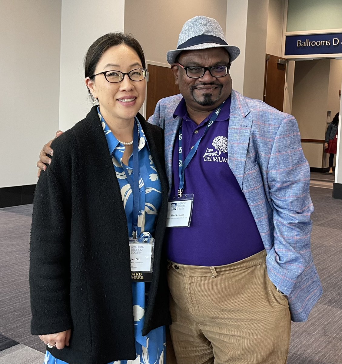 Prof M Santhana Krishnan๐๐ (@deliriumkrish) on Twitter photo Finally good to meet you <a href="/EstherOh_MDPhD/">Esther S. Oh</a> in person. Your inaugural speech was inspiring. Look forward to more collaboration. #ADS2023PVD <a href="/AmerDelirium/">American Delirium Society</a> Finally good to meet you <a href="/EstherOh_MDPhD/">Esther S. Oh</a> in person. Your inaugural speech was inspiring. Look forward to more collaboration. #ADS2023PVD <a href="/AmerDelirium/">American Delirium Society</a>