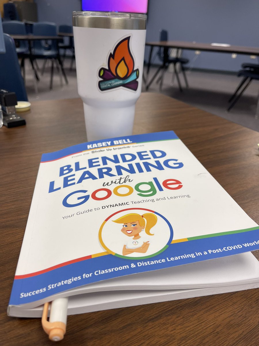 “Student choice is the key to unlocking purpose and passion.” Couldn’t agree more with @ShakeUpLearning! 

Learning so much with @TechECISD peeps! #blendedlearning #bookstudy