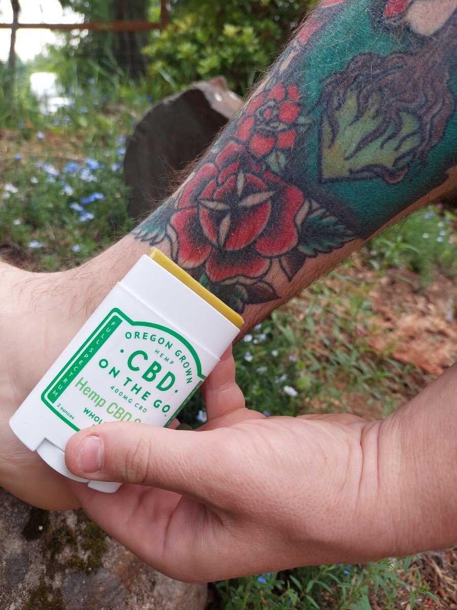 CBD On the Go Salve is perfect for tattoo upkeep. Apply it to keep your skin soft and your tattoo vibrant 🙌😍💚 stop by the farmers market today to grab one! 

#certifiedorganic #silvertonfarmersmarket #psufarmersmarket #cbdproducts #onthego #healwithhemp #cbdsalve
