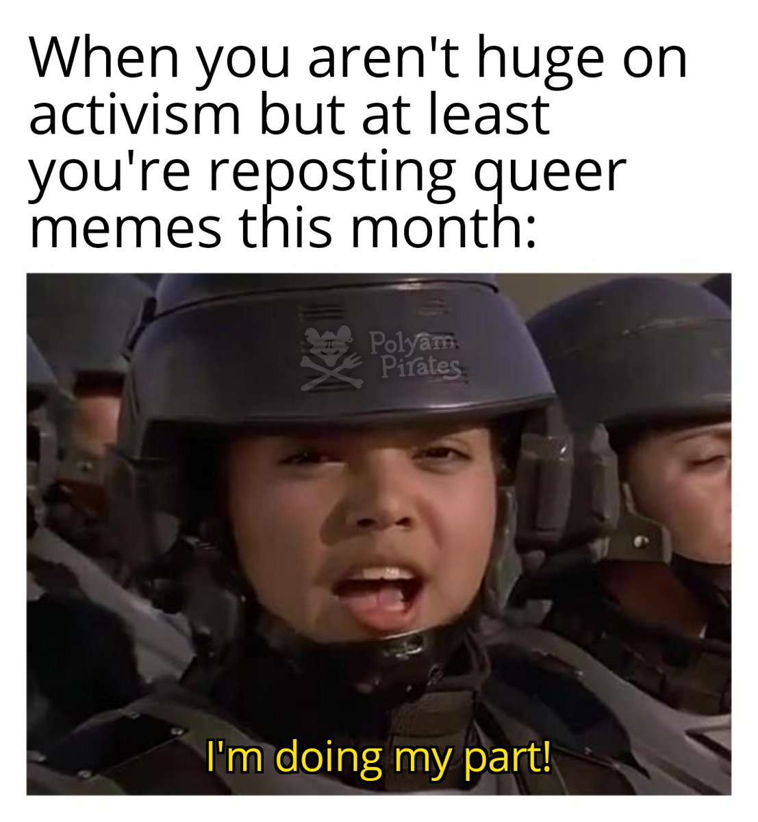 Have you done your part today?

#memes #pride #lgbt #lgbtq #lgbtqia #pridemonth #polyamory