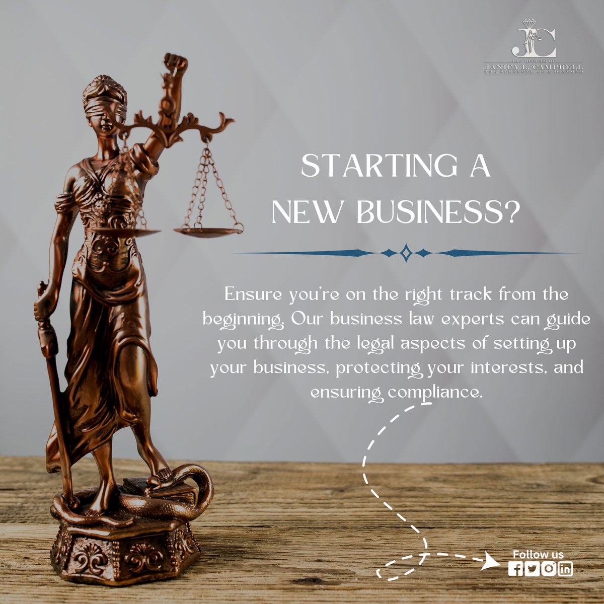 Ensure you're on the right track from the beginning. 🚀 Our business law experts can guide you through the legal aspects of setting up your business, protecting your interests, and ensuring compliance. 📚💼📝

👉 Follow us @janica_law
.
#BusinessLaw #LegalAdvice #Entrepreneurship