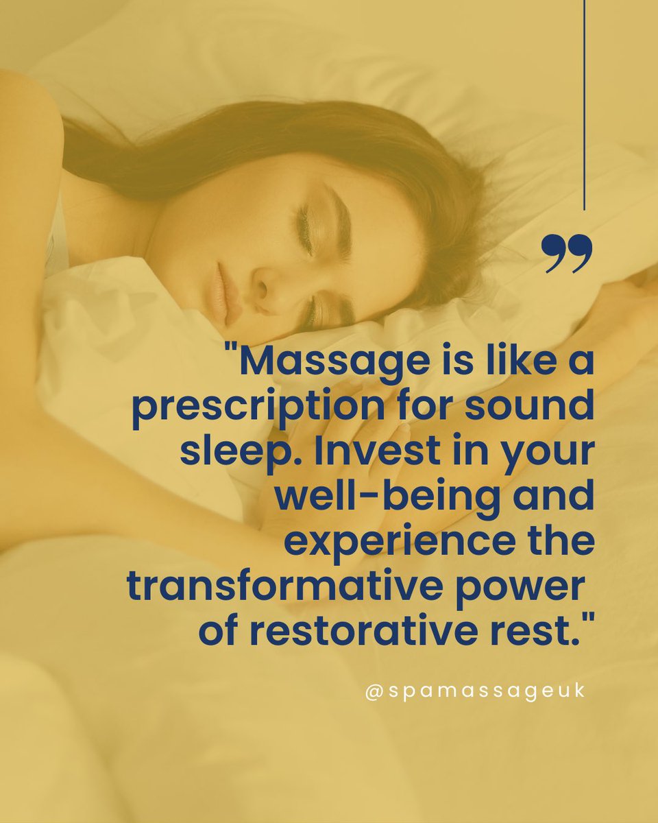 When serotonin is produced during a massage, it then produces melatonin, which helps us to fall asleep. 

#massage #massagem #massagetherapy #insomniaproblems #insomniarelief #sleeptips #sleepbetter #london #wellnesslondon