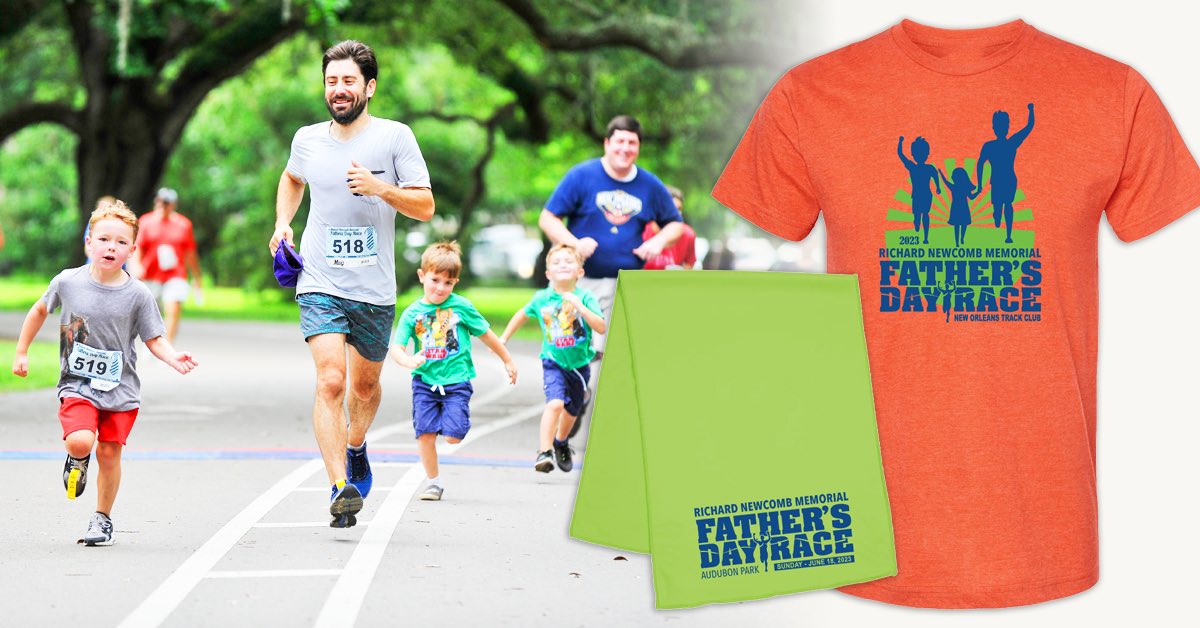 runNOTC's tweet image. All registered runners and walkers for this Sunday's Father's Day Race receive a shirt, cooling towel, and post-race refreshments from event partners. Today is the last day to sign up with early discounted pricing! runsignup.com/Race/Events/LA… #runNOLA