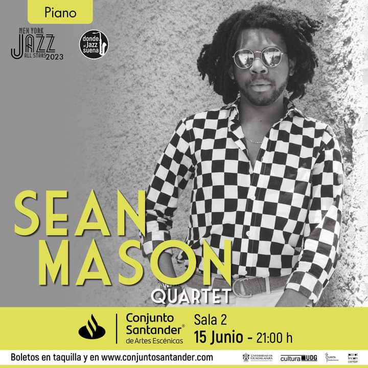 #EstaSemana 

Sean Mason Quartet en el @ConjSantander

🗓Jueves 15 de junio 
⏰21:00 horas.
