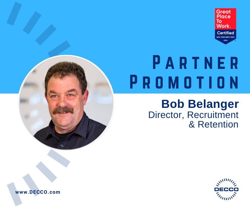 👥 We are pleased to announce the promotion of Bob Belanger to Director, Recruitment & Retention.
Congratulations Bob, and cheers to another 35 years👏👏 #constructioncareers #careersinconstruction #mechanicalcontractor #mechanical #newhampshire  #topworkplace #DECCOdifference