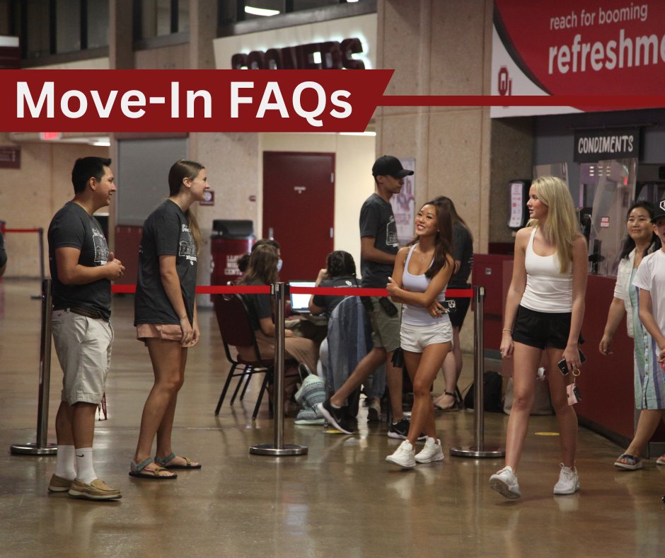 Have questions about #OUMoveIn23? We have the answers! Follow us for more #OUQuickTips throughout the summer.