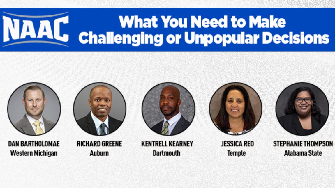 BCUChick09's tweet photo. Honored and excited to serve on this panel! See you all tomorrow @ 10:45AM! #NAAC #NACDA https://t.co/RiqluYTiep