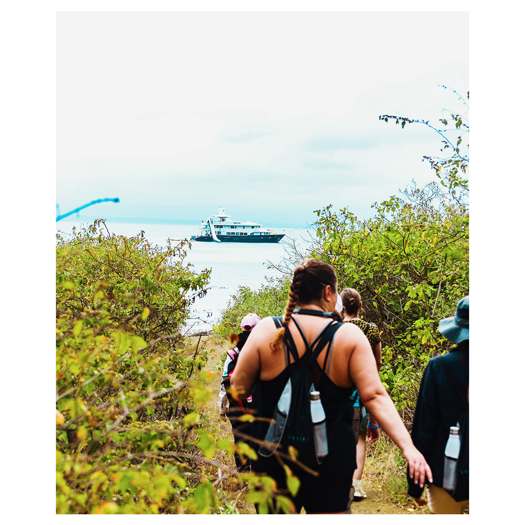 kontikiX's tweet photo. As I walked back to the yacht, I could see Drake Bay and had a peek at the oceanic club deployed for us to enjoy! #AboveSeaLevel #SLH https://t.co/8cQXM2uD47