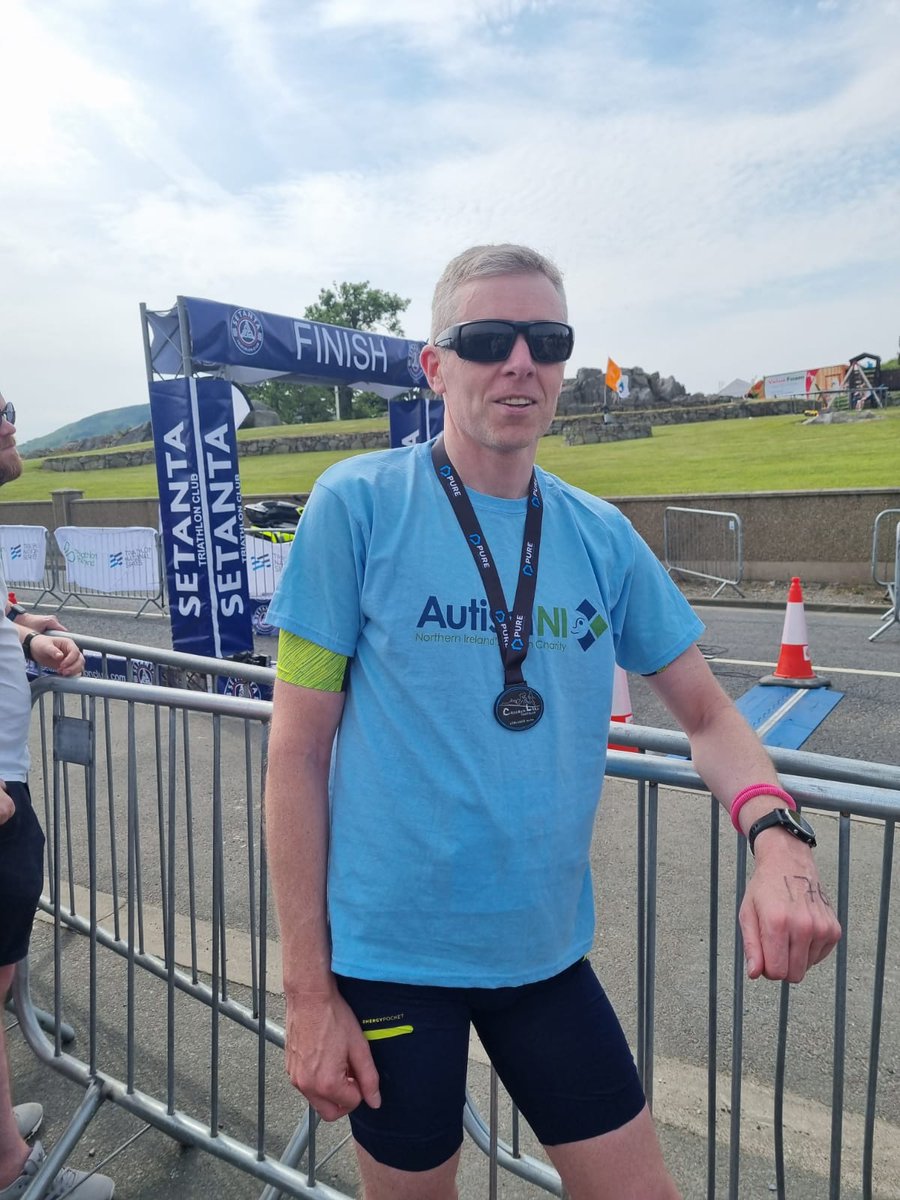 First Triathlon completed in 1h 31 mins. A massive thank you to everyone who has donated to Autism NI such an excellent charity that is close to our hearts.  The just giving page is still open if anyone wants to make a last minute donation. #crookedlake 

justgiving.com/page/brian-mc-…
