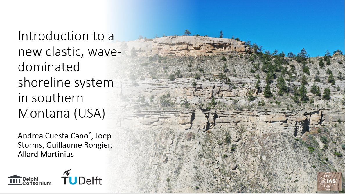 TUD_AppliedGeo's tweet photo. Tomorrow at 15.00 our colleague Andrea Cuesta (@fromtheurgonian) will gave an oral presentation at @IAS_Dubrovnik about her #fieldwork in Montana.
Location: Room Mare 2.
Session: Shallow-marine clastic depositional systems
Don't miss it! #shoreface #analogue https://t.co/zRwFfjFJ8P