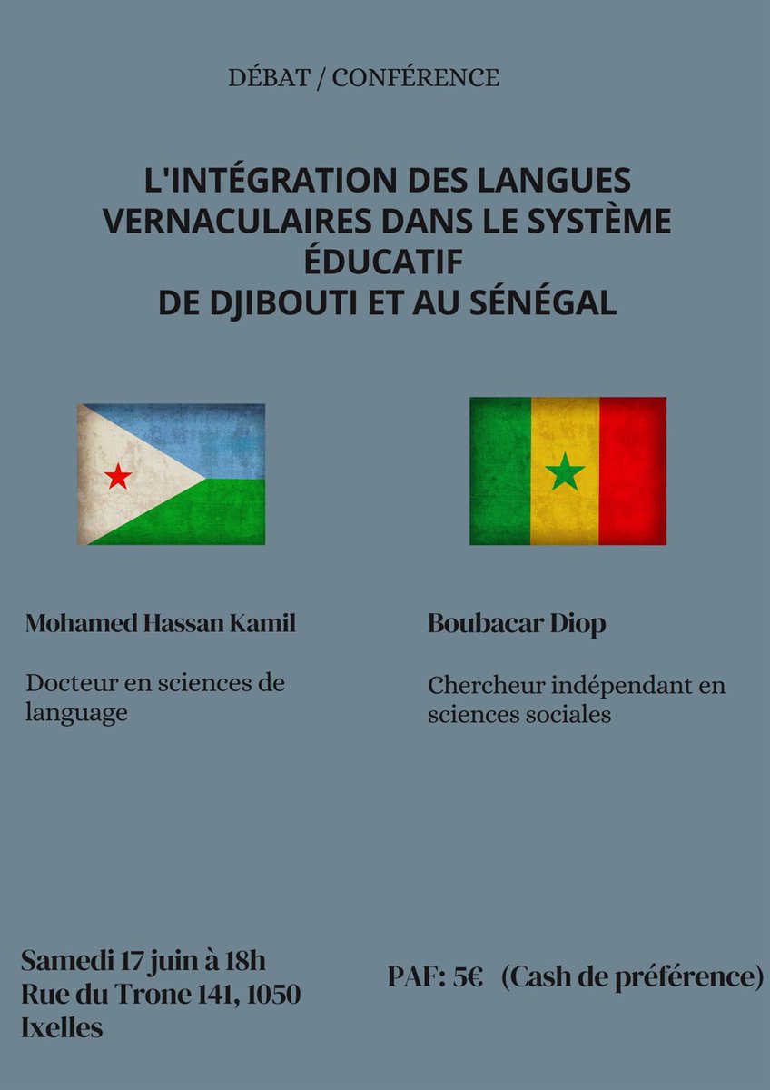 AminaAfar's tweet photo. À tous ceux qui sont de Bruxelles et intéressé par la thématique vous êtes invités 🫶🏾🫶🏾 https://t.co/NJrWwzdrB3