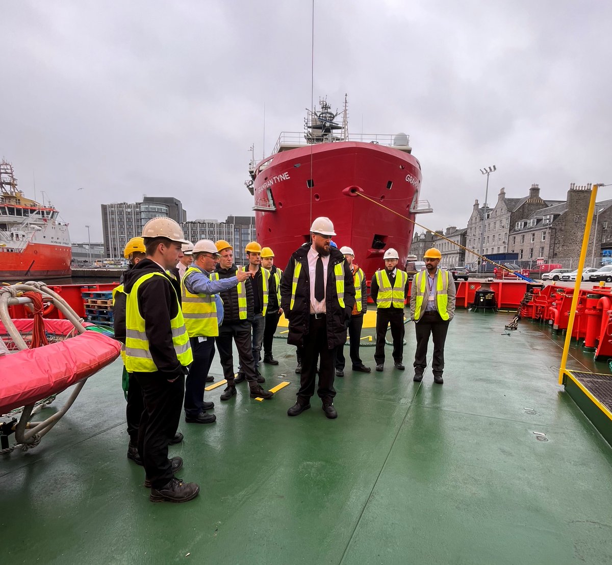 Our students had an amazing experience at Port of Aberdeen recently, getting a tour of North Star vessel 'Grampian Defiance', being shown around the Marine Operations Centre and learning about the new South Harbour. Thanks to all who made it happen, they all had a great time!