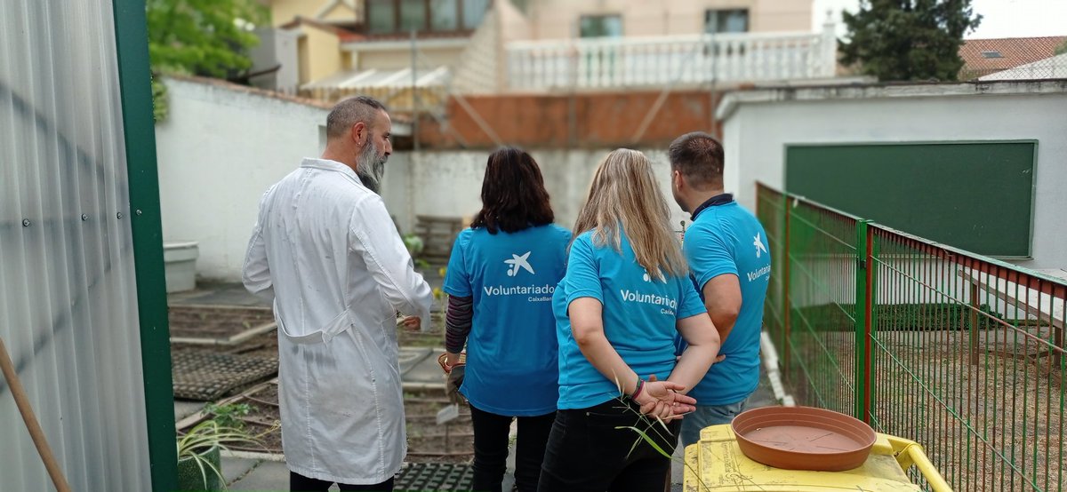 FGarrigou's tweet photo. Hace unos días voluntarios de @caixabank compartieron juegos, actividades deportivas y talleres de Jardinería, Artesanía, Ilustración, etc. con alumnos del @colegiomariacorredentora 

Fue una gran experiencia para todos que esperamos repetir pronto ☺️ https://t.co/D6gWRdN99O