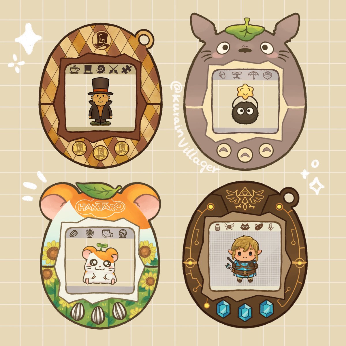 More #Tamagotchi designs! 🌱✨