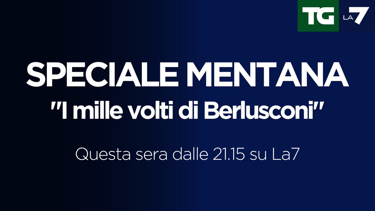 Tg La7 tweet media