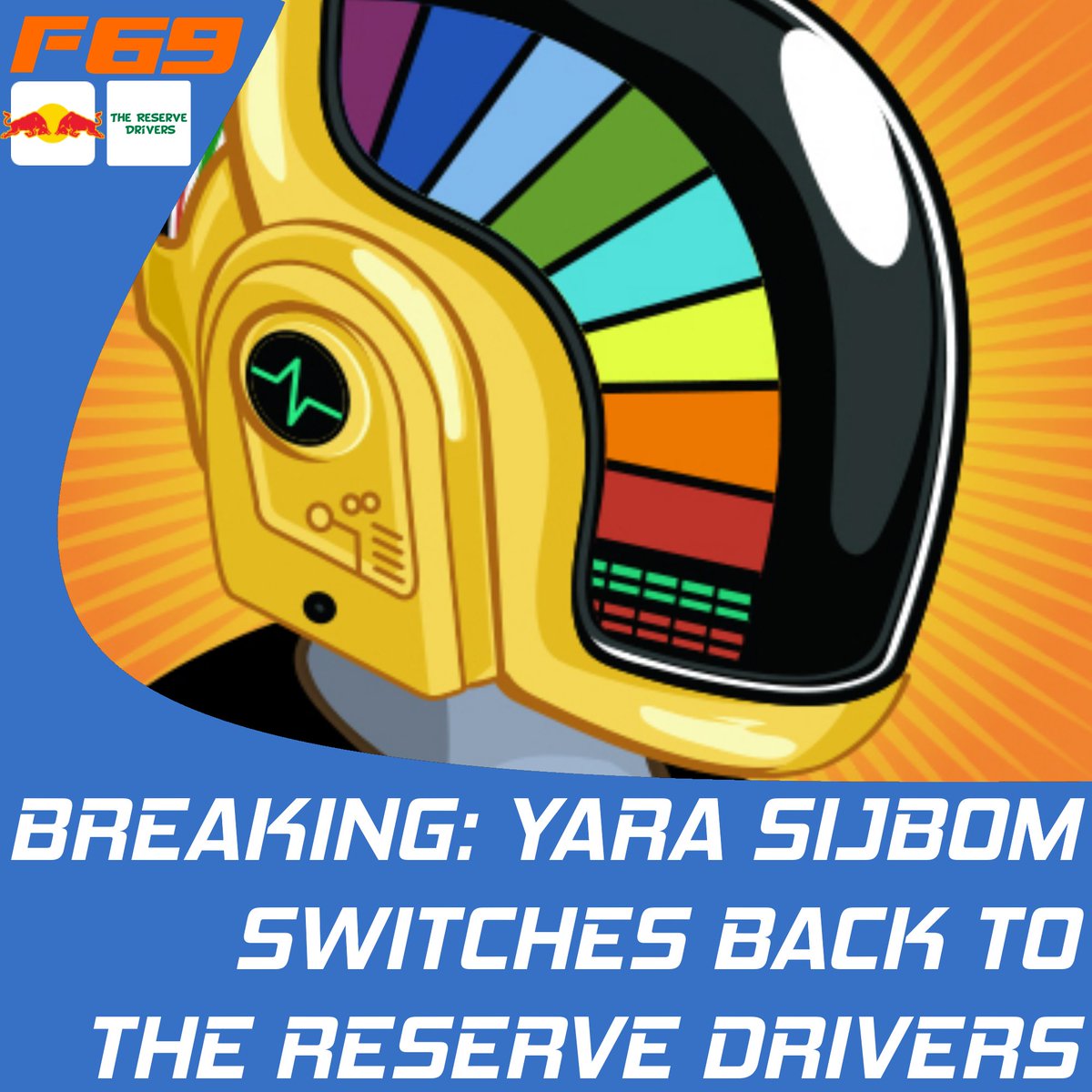 BREAKING: @Yara_Sijbom SWITCHES BACK TO THE RESERVE DRIVERS!

The 🇳🇱 Dutch driver will team up with former and now teammate @janniekm00 at his old team.

#Formula69 #F69 #Formula1 #F1 #F12023 #F123 #F123game #racing #simracing #esports #F1esports #F1league #TheReserveDrivers