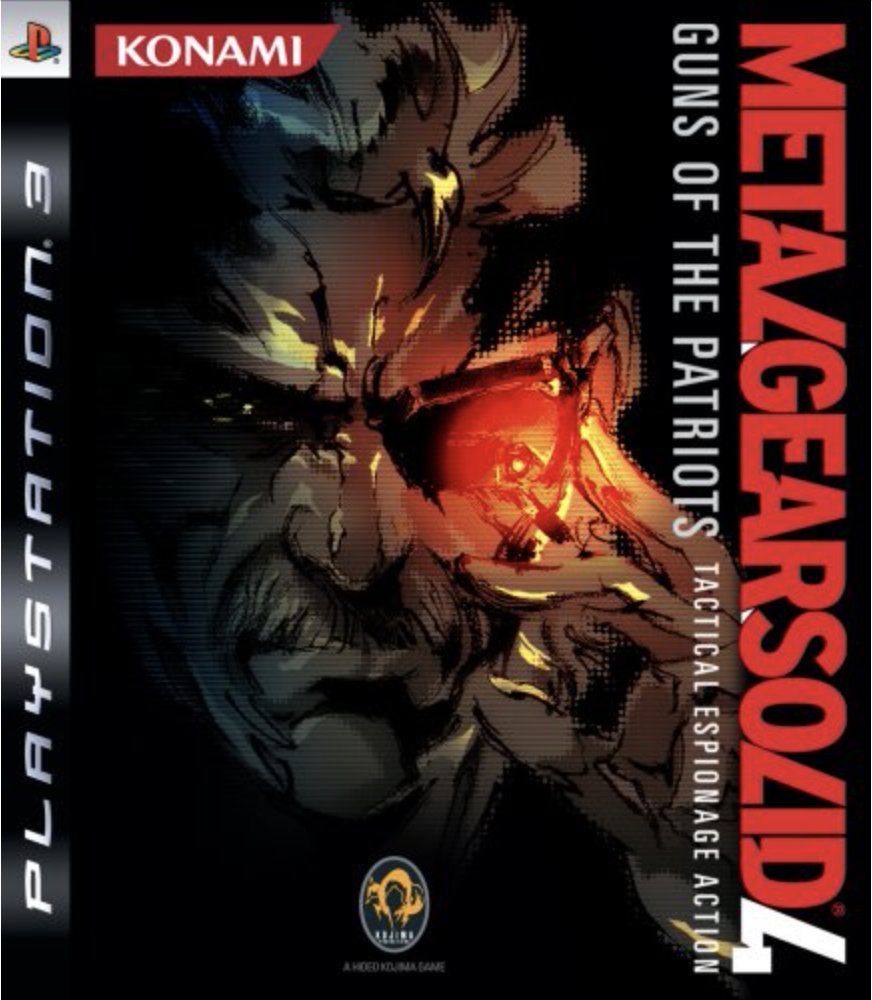The_Kojiman's tweet photo. Hoy es el 15 aniversario de #MetalGearSolid4 . 

Juego que esperé con unas ansias tremendas y que una huelga de transportistas en España me hizo jugarlo unos días más tarde.

Que te pareció este desenlaze para la historia de Solid Snake? 

Aquí hablé de él
https://t.co/AUMivGix5E https://t.co/r4PGLWNn8z
