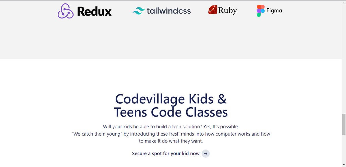 Bashford_BF's tweet photo. Features>>

•About
•Course Enrollment
•Courses
•Programs and Schedule
•Courses
•Contact Us

#reactjs  #html5 #css #myreactapp #javascript #codevillage

GitHub Respository: https://t.co/lTRVyV2ToS https://t.co/lLl5nV4v0X