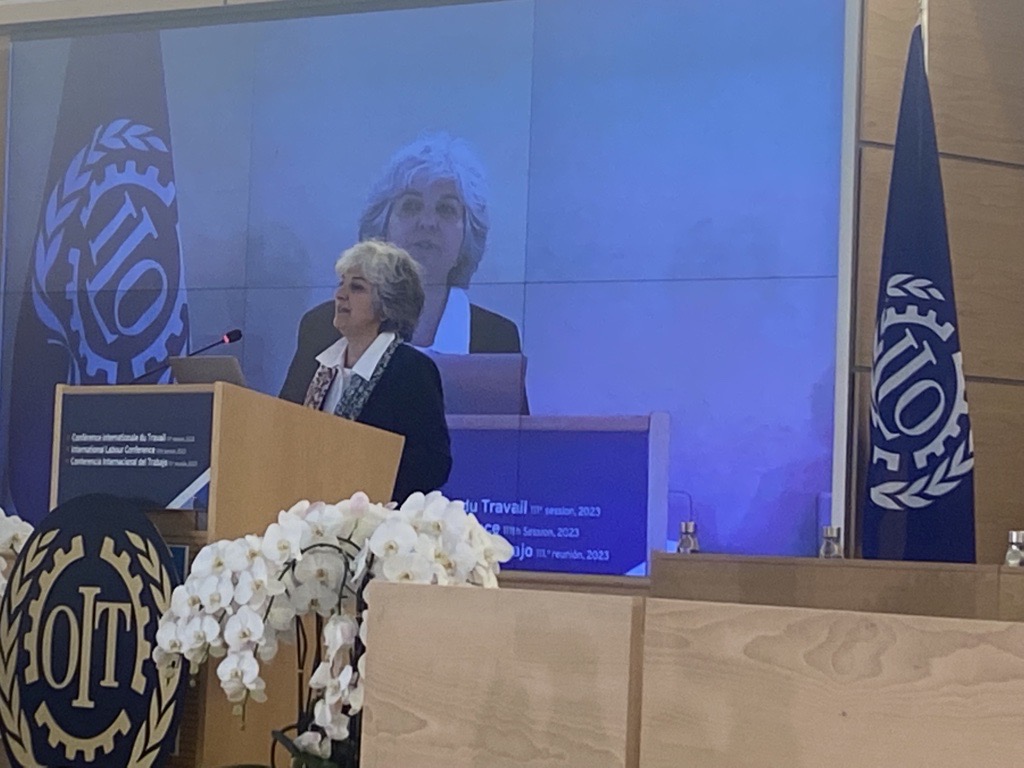 🎯 <a href="/Alliance8_7/">Alliance 8.7</a> chair <a href="/AnoushehKarvar/">Anousheh karvar</a> highlights the importance of addressing the root causes of #ChildLabour, seeing a strong parallel between joining forces to form a Global Coalition for Social Justice &amp; the asks of the Durban Call to Action.

#ILC2023 #WDACL #Achieve87