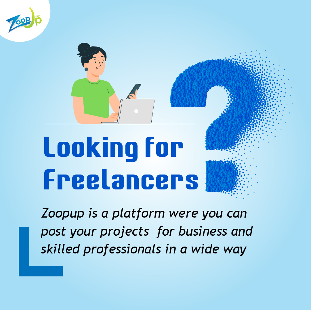 ZoopUpOfficial's tweet photo. Looking for freelancers?
Here we are at your rescue.
Zoopup is a platform were you can post your projects for business and skilled professionals in a wide way.
#zoopup #freelancing #freelancers #freelancingprojects #freelance #freelancer https://t.co/hH2iORC3VI