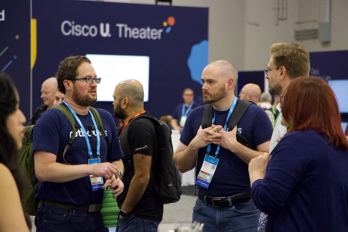 IPFabric's tweet photo. Our team had an incredible time at #CiscoLive2023, in the World of Solutions and bringing automated network assurance to life in front of those who need it most.
Didn't make it? Reach out to us! https://t.co/aGByYO3prz
#NetworkAssurance #NetworkAutomation #IPFabric #Cisco https://t.co/ND2JThGWUN