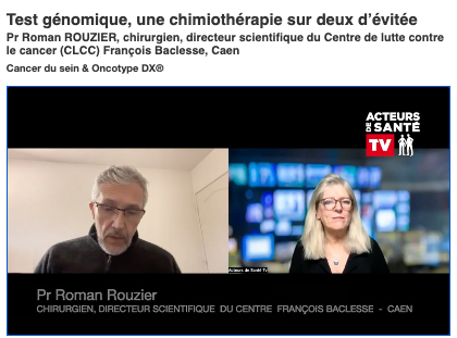 reseauKsein's tweet image. #cancerdusein “Nous sommes vraiment dans l&apos;ère des traitements personnalisés, de la démocratie sanitaire et des décisions partagées. Les patientes sont rassurées de recevoir des #infos simples et concrètes” 
🎬 @BaclesseCaen par @acteursdesante acteursdesante.fr/test-genomique…