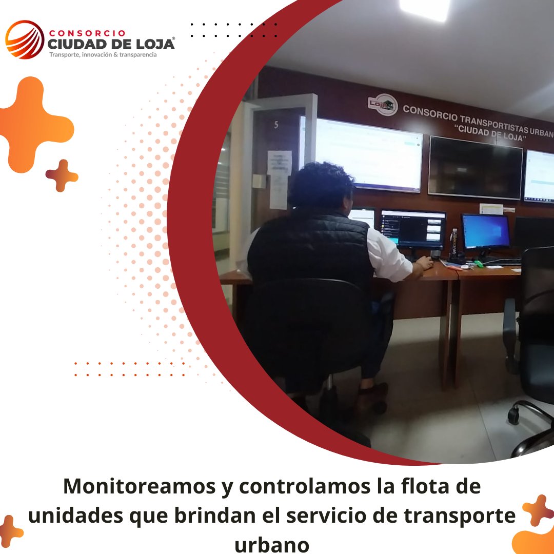 #Monitoreo l Cumplimos con el control y monitoreo de la flota de buses que realizan el servicio diario a la ciudadanía. De esta manera controlamos tiempos, rutas, horarios establecidos y velamos por su cumplimiento.
.
.
#BusesLoja #MovilidadUrbana