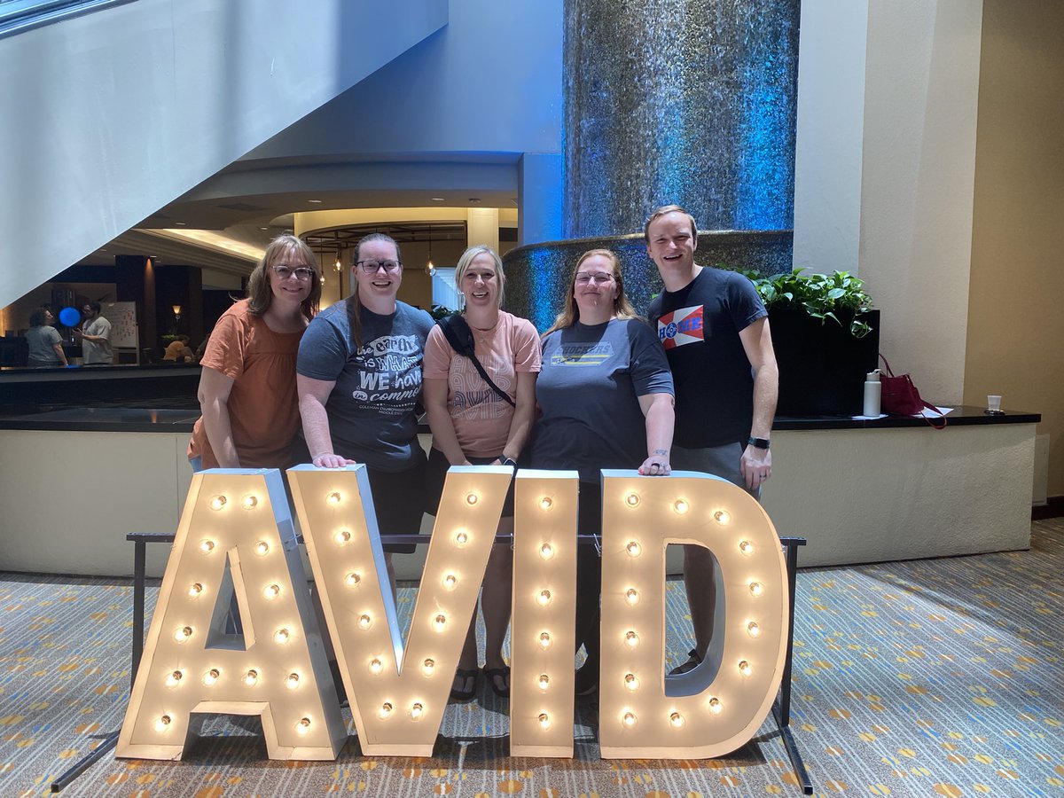 It was a great prep day at #AVIDSI2023! We’re ready for Day 1! #AVID4Possibility @AVID4College @WPSAVID