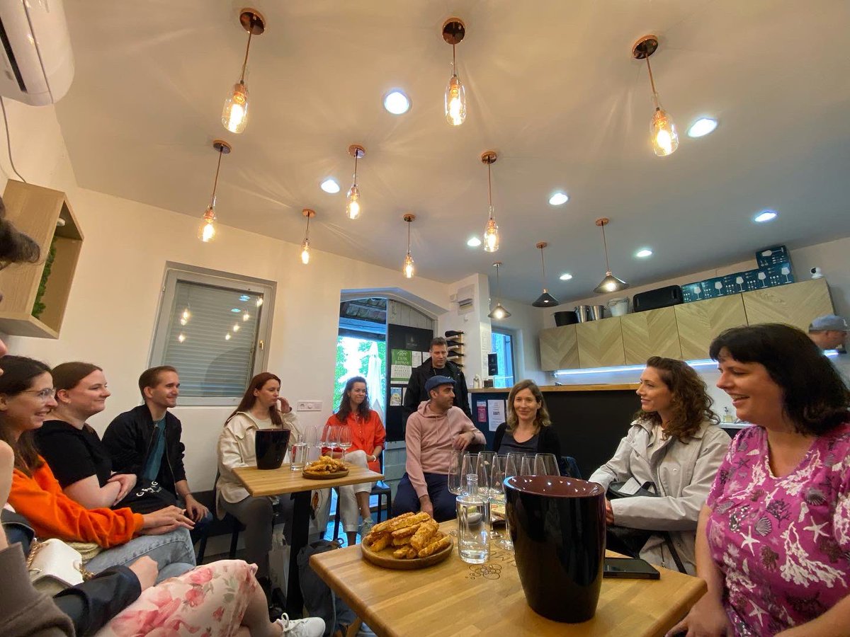 GraylingHU's tweet photo. Last week we took part in a team building event and spent a fantastic day together in Etyek, where we could taste special wines and cheeses. 🍷🍇 Many thanks to the organizers for the hospitality! ❤️

#grayling #graylinghungary #pr #pa #teambuilding https://t.co/LQpluCdRWw