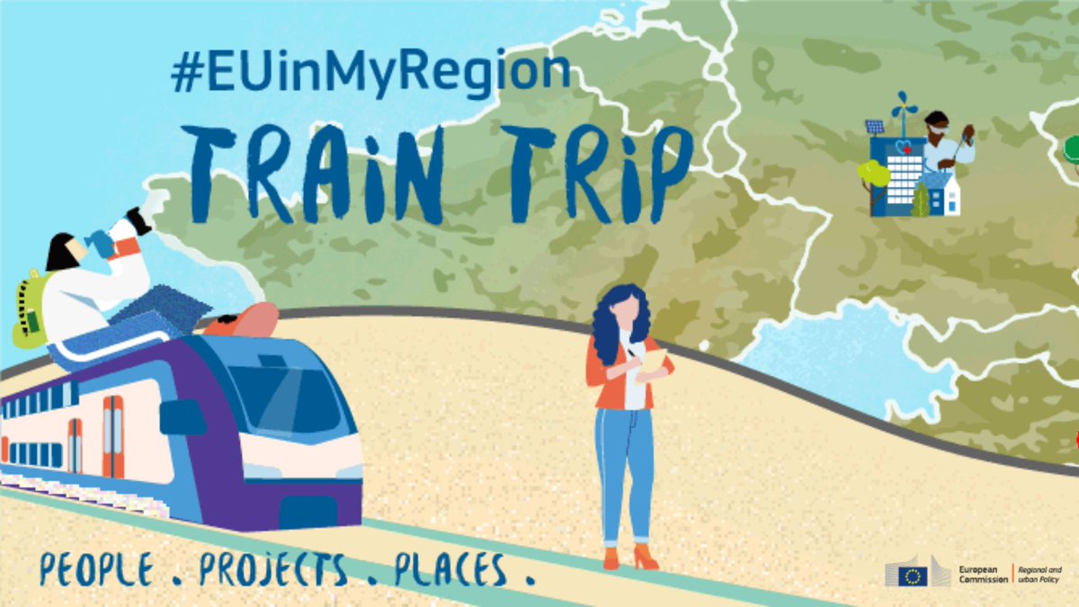 AgenziaCoesione's tweet photo. 💥Un viaggio in 5 paesi dell'Unione europea e sette città.
🇪🇺#EuInMyRegion Train trip è l'iniziativa per scoprire i progetti finanziati dai #FondiEuropei.
✅Tre giovani giornaliste saranno on the road fino al 16 giugno
👉https://t.co/9CtxZ8hR0d
#CoesioneInCorso #EuroNoi https://t.co/roAlYvk4Hk