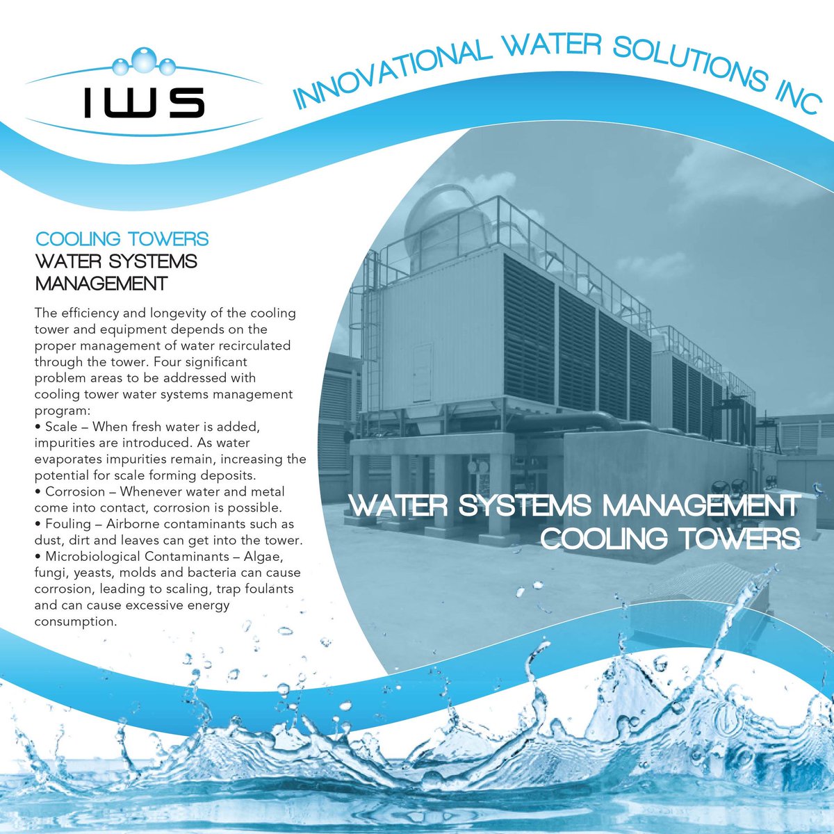 #IWS Cooling Tower System Management Program customers are reducing treatment use and reducing energy and water use while getting optimum efficiency out of their cooling tower systems.
https://t.co/n8hfdtIBrV https://t.co/KAoLF6z0Vr