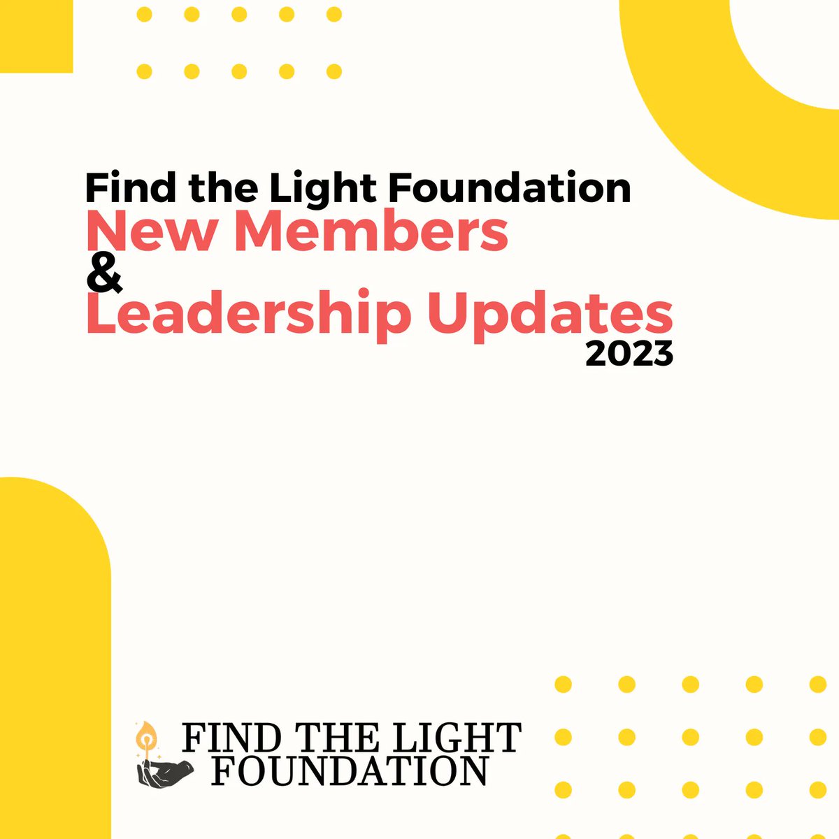 FTL_foundation's tweet photo. At Find the Light, we constantly evolving and growing. Today we are excited to announce some new members joining our Student Board, as well as a familiar face now leading the foundation! https://t.co/uh23UzOODk