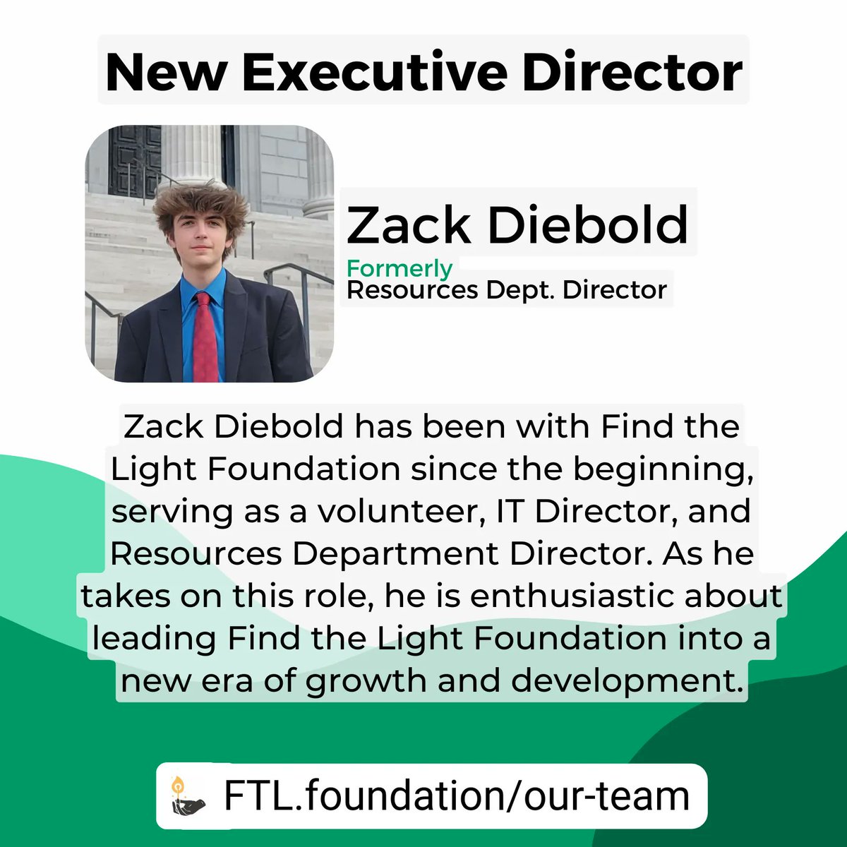 FTL_foundation's tweet photo. At Find the Light, we constantly evolving and growing. Today we are excited to announce some new members joining our Student Board, as well as a familiar face now leading the foundation! https://t.co/uh23UzOODk