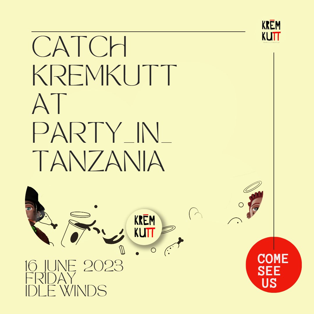 KremKutt's tweet photo. We at Idle Winds with @TanzaniaParty this Friday 👨‍🍳🤍 https://t.co/69FgiAcWsp