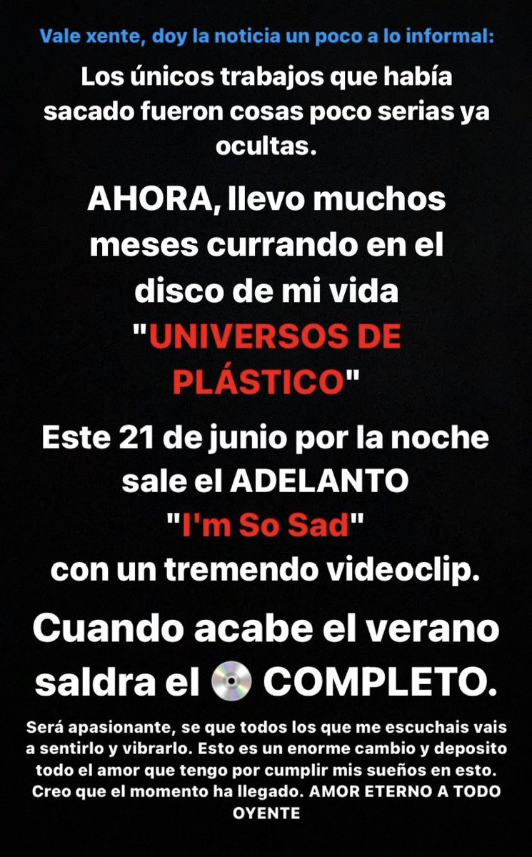 UNIVERSOS DE PLÁSTICO💿