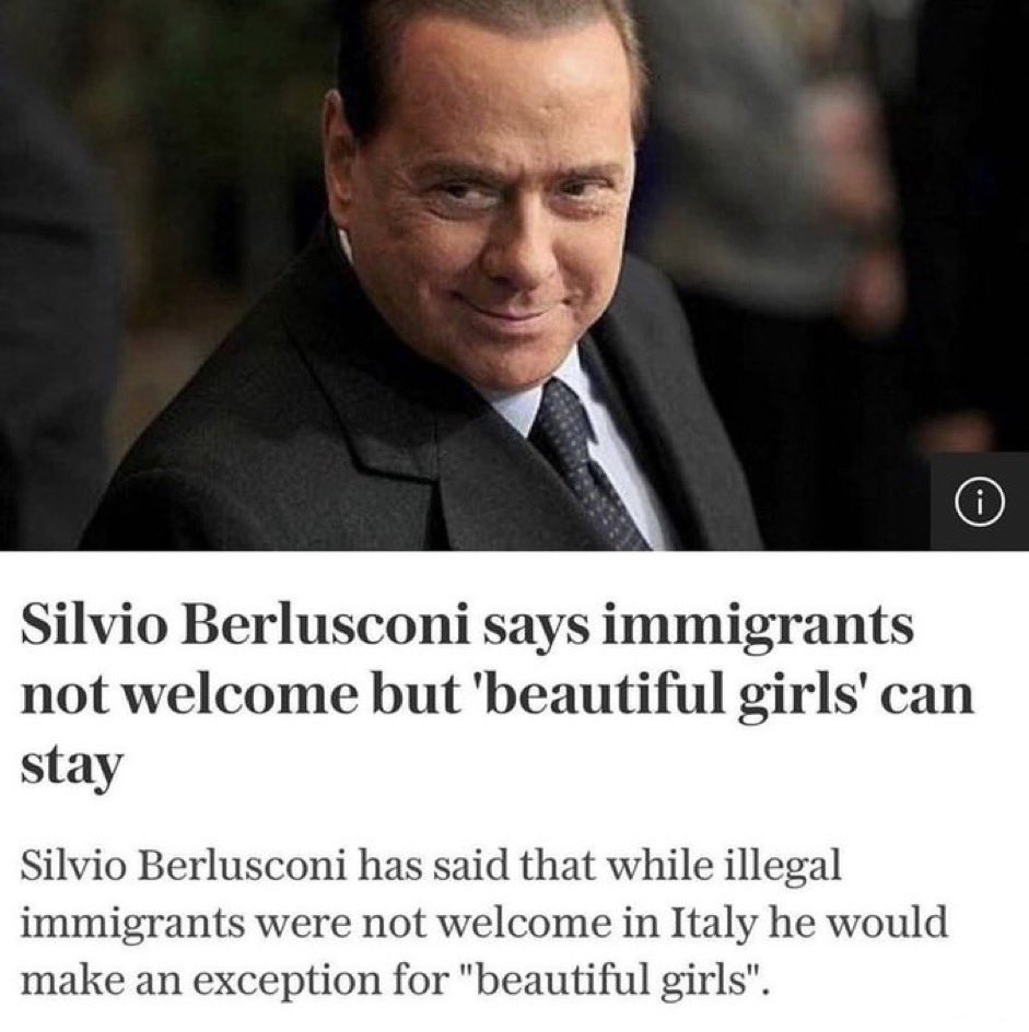 More of a Berlusconi girl than a Kaczynski girl myself RIP chief