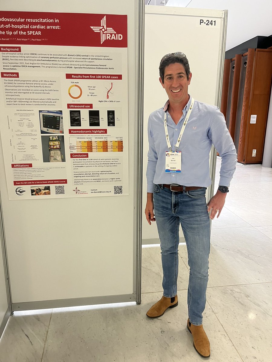 EMDocJB's tweet photo. Posters are up! 

#SPEAR and #POCUS

Product of a few years hard graft @EastAngliAirAmb @EAAARAID 

Link here: https://t.co/F6KzPR806f

@ICEM2023 https://t.co/fDG87RfUSY
