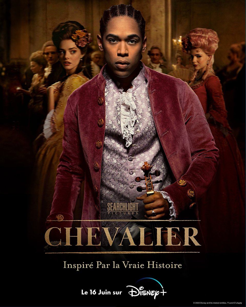 Prodigieux. Révolutionnaire. Légendaire. 🎻

#ChevalierMovie, arrive le 16 Juin sur #DisneyPlus