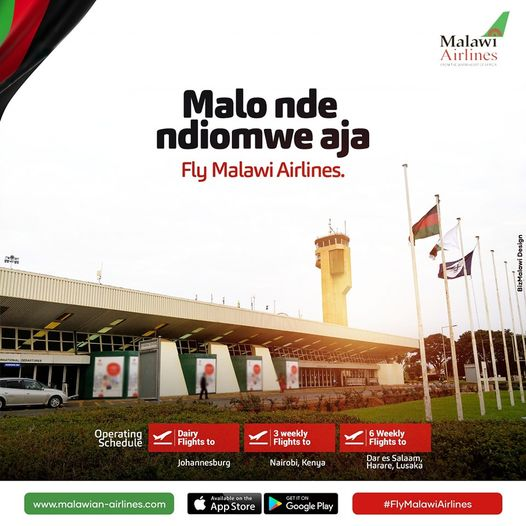 MalawiAirlines's tweet image. Malo nde ndiomwe aja, tiyeni tikumane tonse tikawone zakunja.📷
Bookani ticketi pa malawian-airlines.com
#FlyMalawiAirlines #DailyFlights #Tiyeni #Malawi