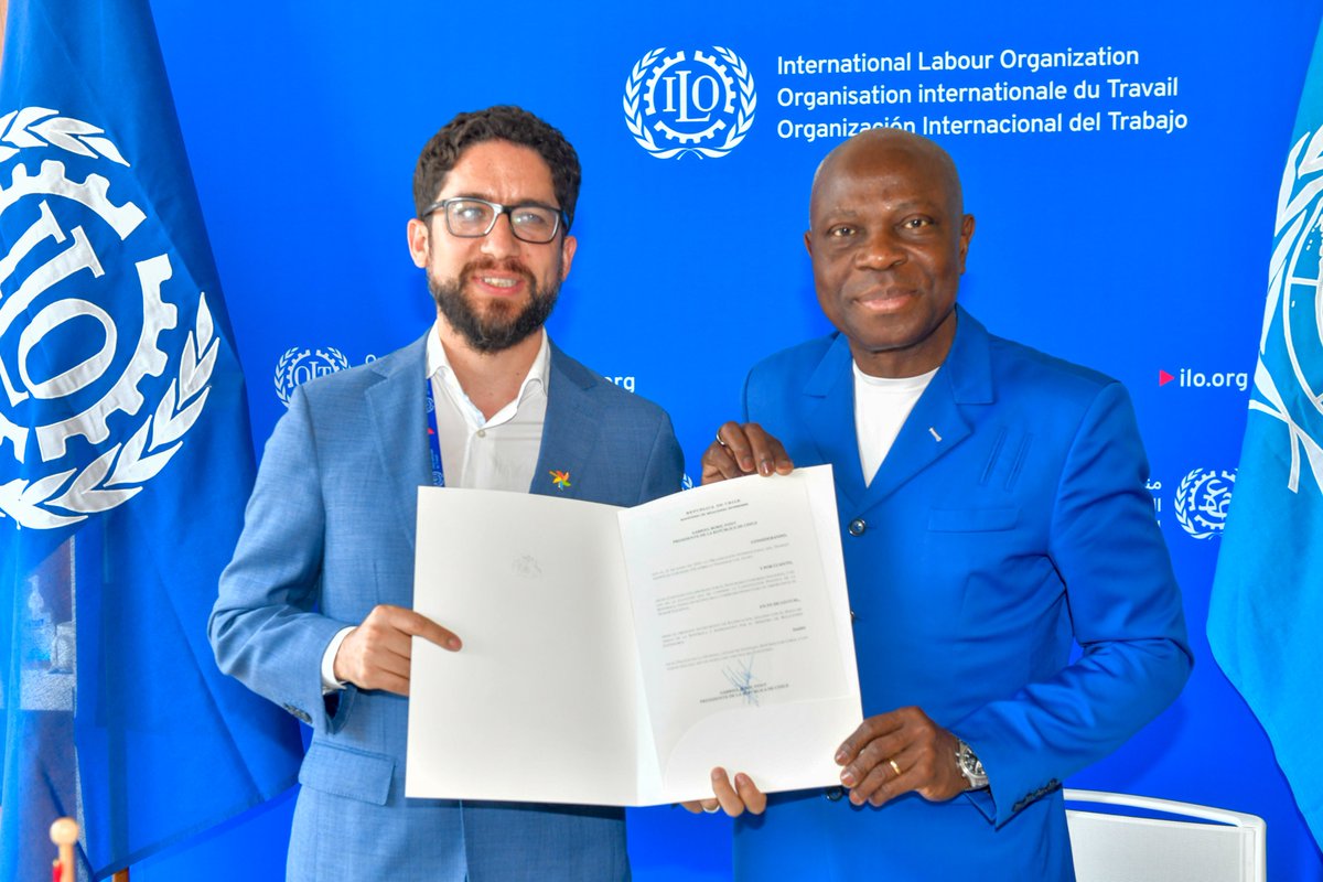 Delighted Chile has ratified @ILO Convention 190 on Violence & Harassment.

C190 is designed to free world of work from violence & harassment and is vital to #SocialJusticeForAll.

I urge all Member States to #RatifyC190 & implement it in consultation with worker & employer orgs.
