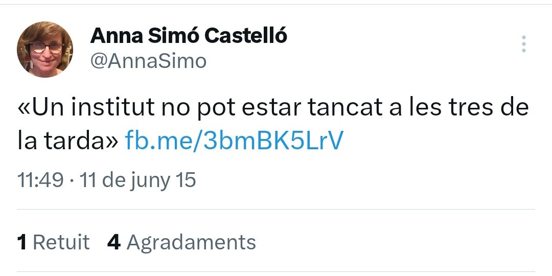 pichigerry's tweet photo. @USTECSTEs Al seu perfil es pot observar interès per l'educació https://t.co/PtJMnS1crv
