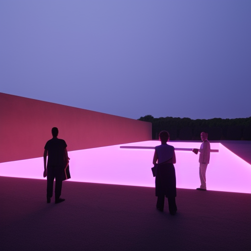 #ai #aiart meets James Turrell artistry: experiential space, light installations, or more recently #metaverse have been for a long time the domain of #architecture to shape spatial/environmental experiences #aidesign #futuretechnology #futurearchitecture #virtualreality #virtual