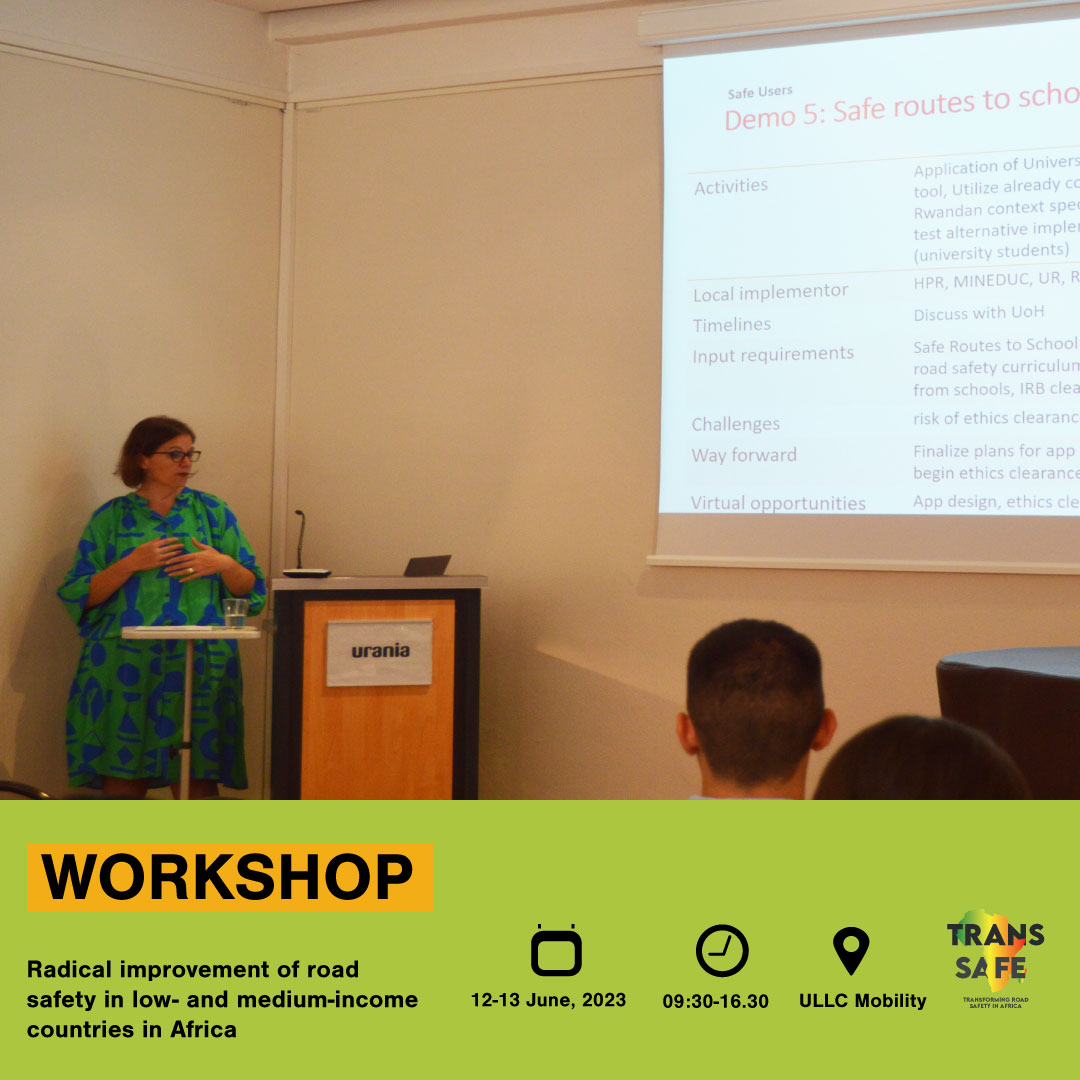 A moment from our @TRANSSAFE Workshop within the 4th Thematic Activity regarding Safe routes for chilldren. The key aspects of the session included the challenges &amp; virtual opportunities to maximize safety for the users and pedestrians. #roadsafety