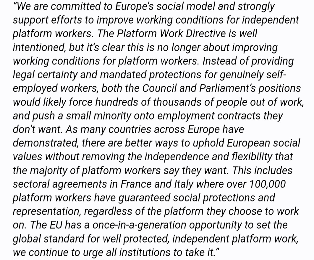 Uber EU Public Policy tweet media