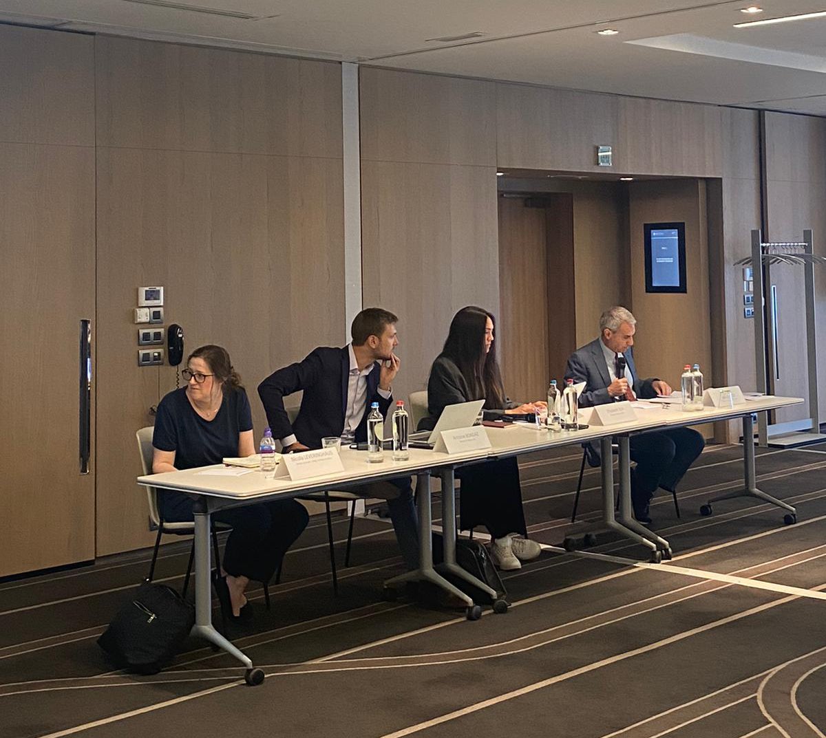 EU_NonProlif's tweet photo. The third session focused on #Nuclear proliferation versus #Extented deterrence in #North-East Asia – with Ettore Greco @IAIonline, Elisabeth Suh @dgapev, @AntoineBondaz @FRS_org and Nicola Leveringhaus @KingsCollegeLon https://t.co/dcQphGEScK