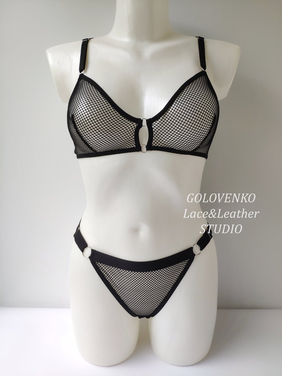 GolovenkoStudio's tweet photo. Sexy transparent lingerie set, mesh lingerie set, sexy gift for girl, see through lingerie, black mesh bralette, sexy sheer panties https://t.co/vDKcV6yaGw  #bralett #tanga #kinkylingerieset #etsy #meshlingerie #sheerlingerie #meshpanties https://t.co/Ld3v9unFYI