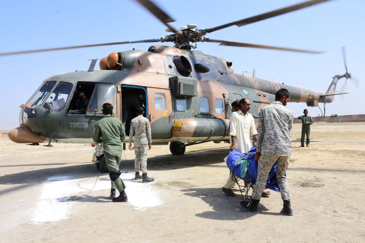 📢🚨
Pakistan Air Force activates Disaster Management Centres and gears up HADR Assets on High Alert to tackle Cyclone Biparjoy. We stand prepared to provide vital Air Support to safeguard Southern Pakistan. 
#PakistanAirForce #CyclonePreparedness