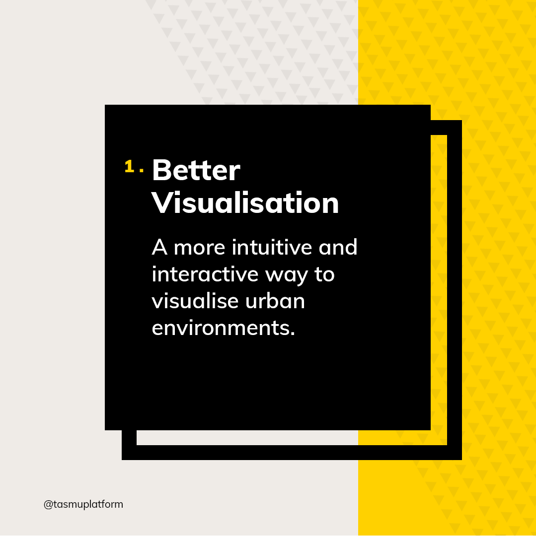 TasmuPlatform's tweet photo. Architects, planners and decision-makers, here are the top 3 benefits of utilising TASMU Platform's 3D Doha City.
#tasmuplatform #tasmu #smartqatar https://t.co/H53Wy8wwoB
