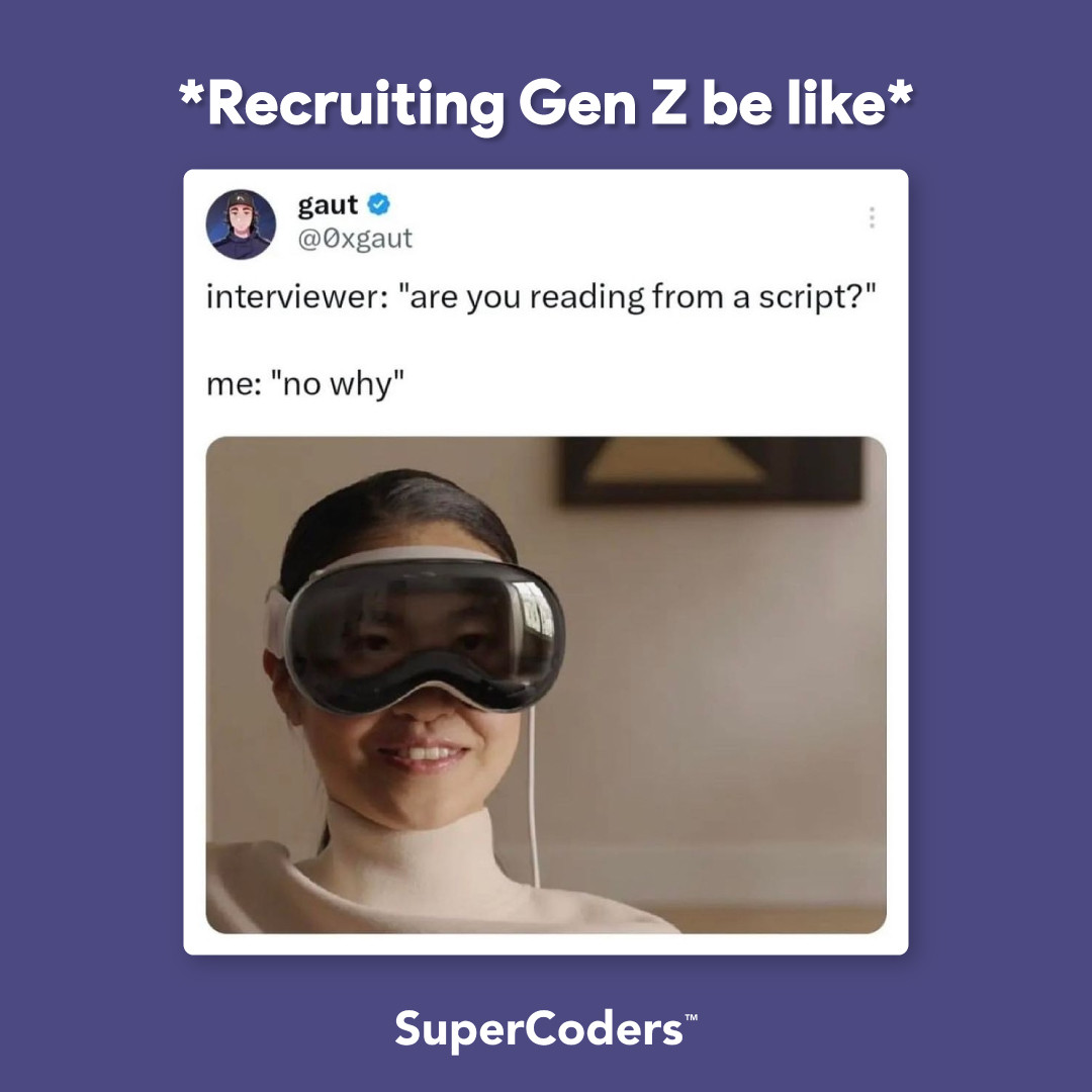 CodeQuotient's tweet image. Brace yourselves to embrace the next wave of tech talent!
#SuperCoders #TechTalent #HiringInTech #VisionPro
