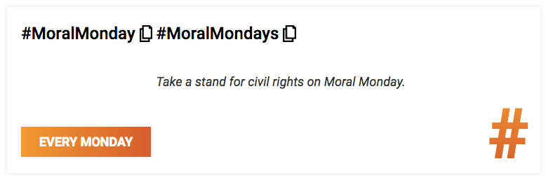 Take a stand for civil rights on #MoralMonday!

More hashtags on HashtagPicker.com #smm